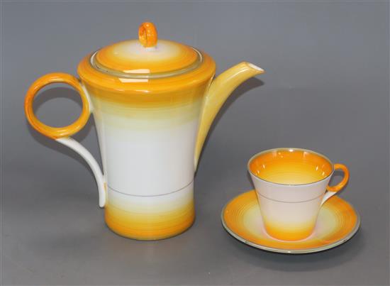 A Shelley fifteen piece coffee set